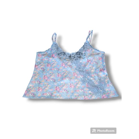 🌼HP🌼 LoveShackFancy (Pool Party) Blue/Pink Lylia Cami - M - Picture 2 of 7